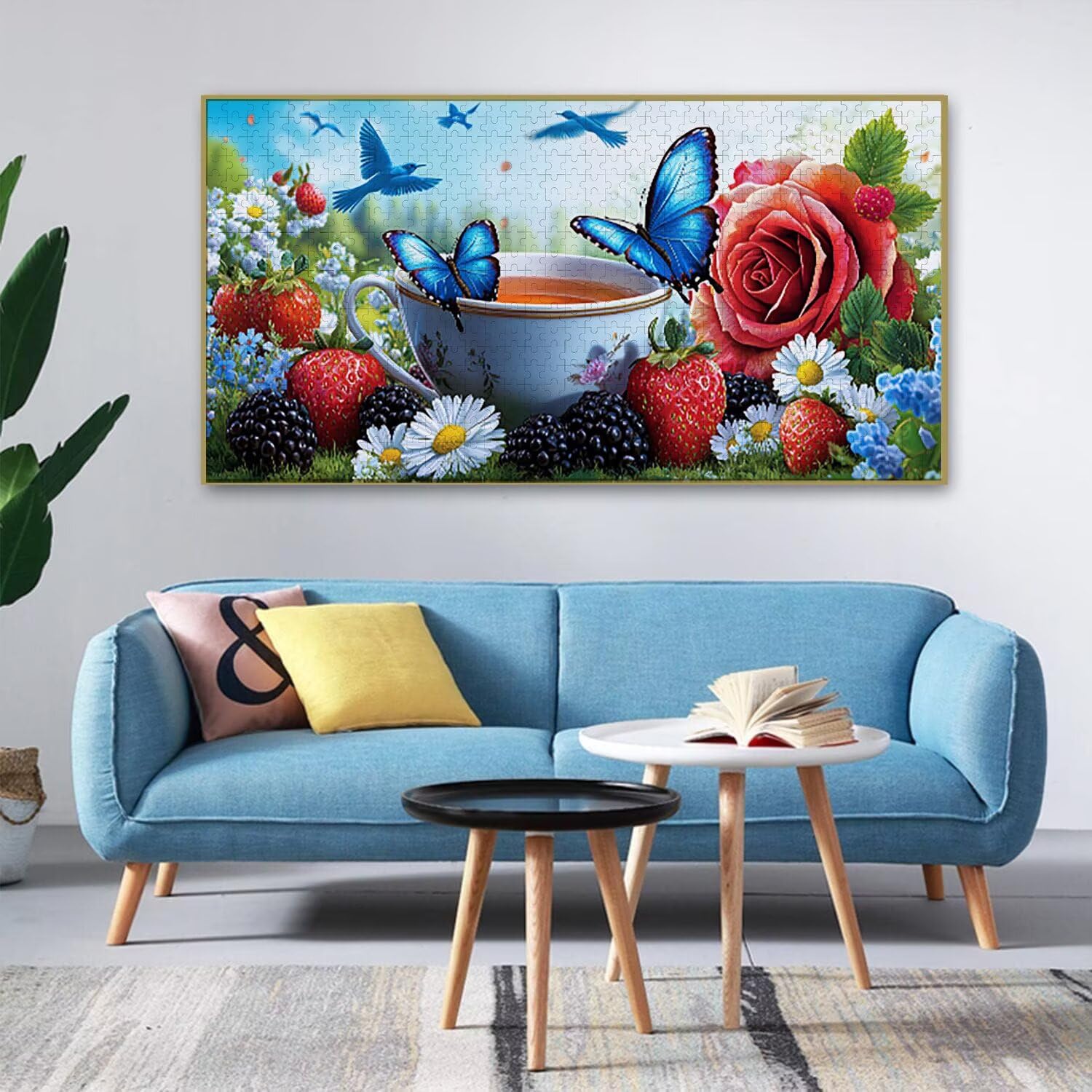 Różowy motyl - Puzzle 900 sztuk dla dorosłych - Puzzle DIY, kreatywna rozrywka, sztuka nowoczesna, klasyczne puzzle dla dorosłych i młodzieży w wieku 12 lat, pomysł na prezent dla mężczyzn i kobiet 87