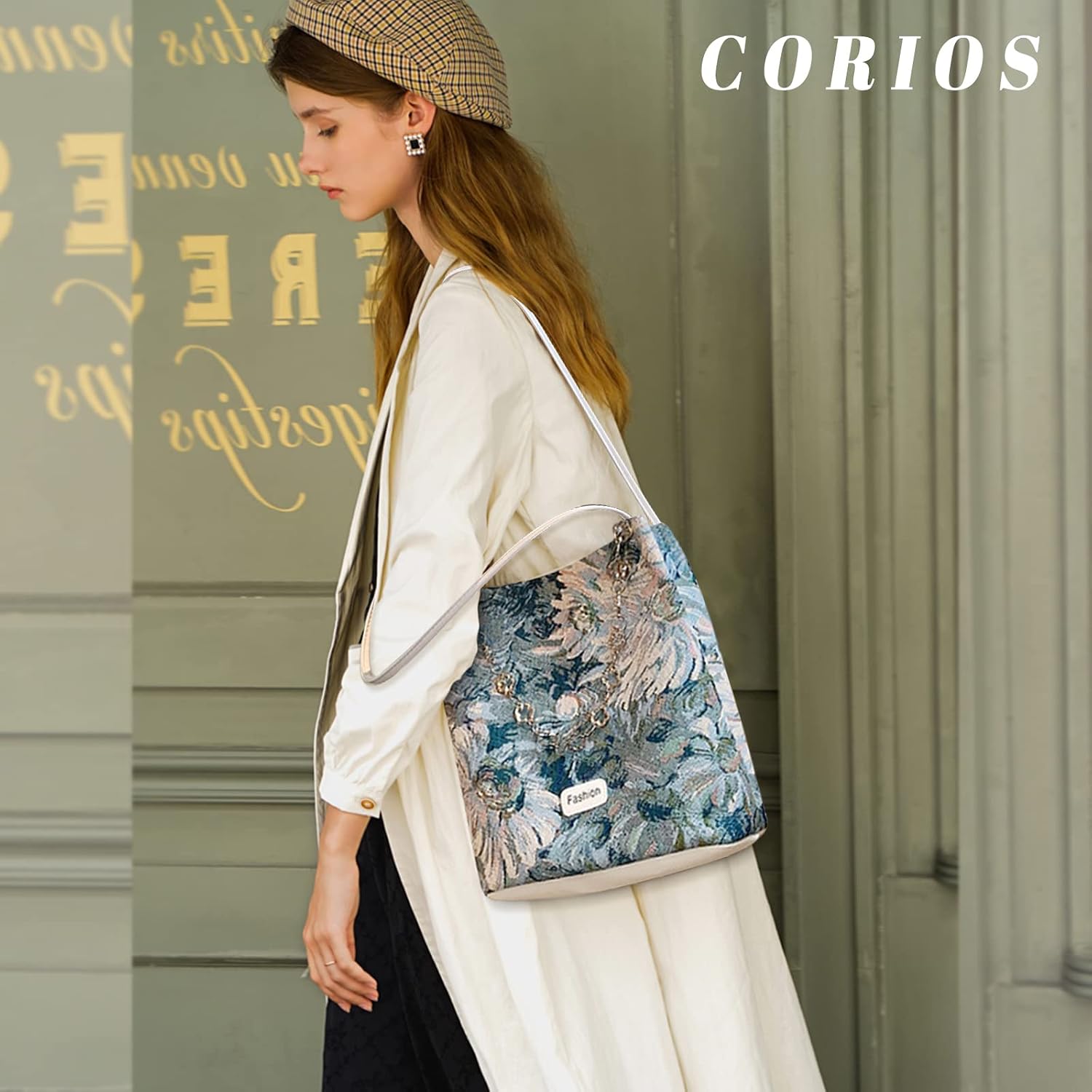 CORIOS Fashion Women Handbag Bucket Tote Bag Casual Shoulder Bag