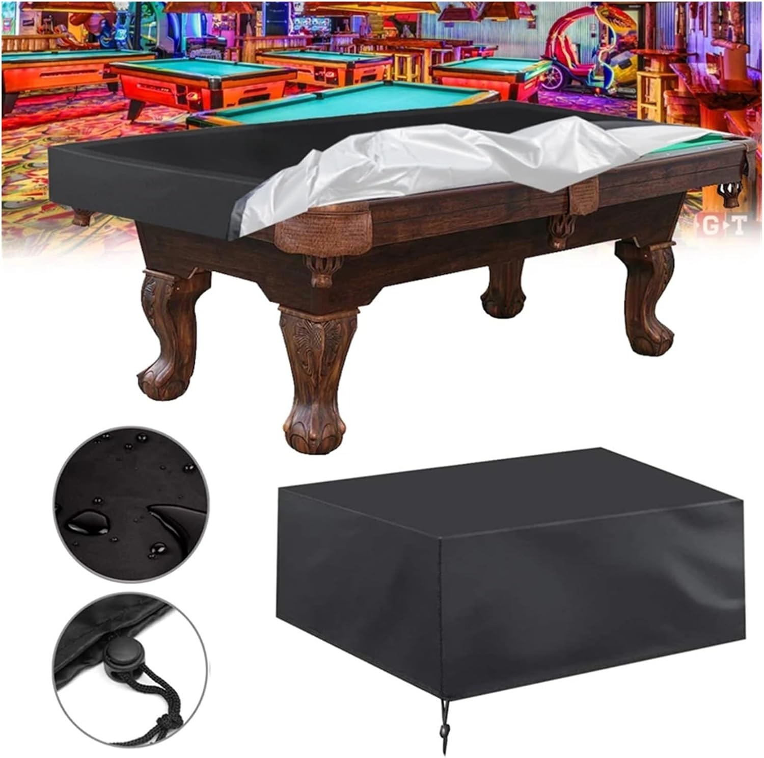 Pool Table Cover 1 Pcs Pool Table Dust Cover Protection Products