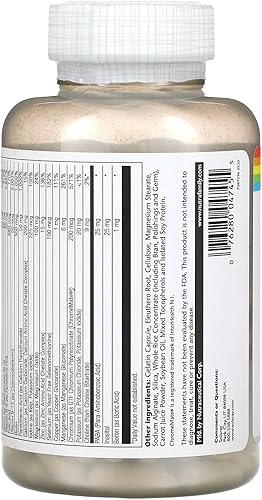 Miniatura 3 de Solaray - Dos veces al día (sin hierro), 120 cápsulas