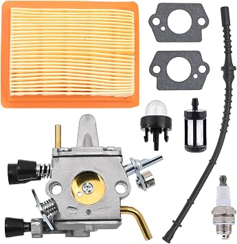 FS250 Carburetor For STHIL FS250R FS120 FS120R FS200 FS200R FS202 FS300 FS350 BT120 BT120C BT121 SP200 FR350 FR450 FR480 TS200 String Trimmer Replace 4134 120 0653 4134 120 0603
