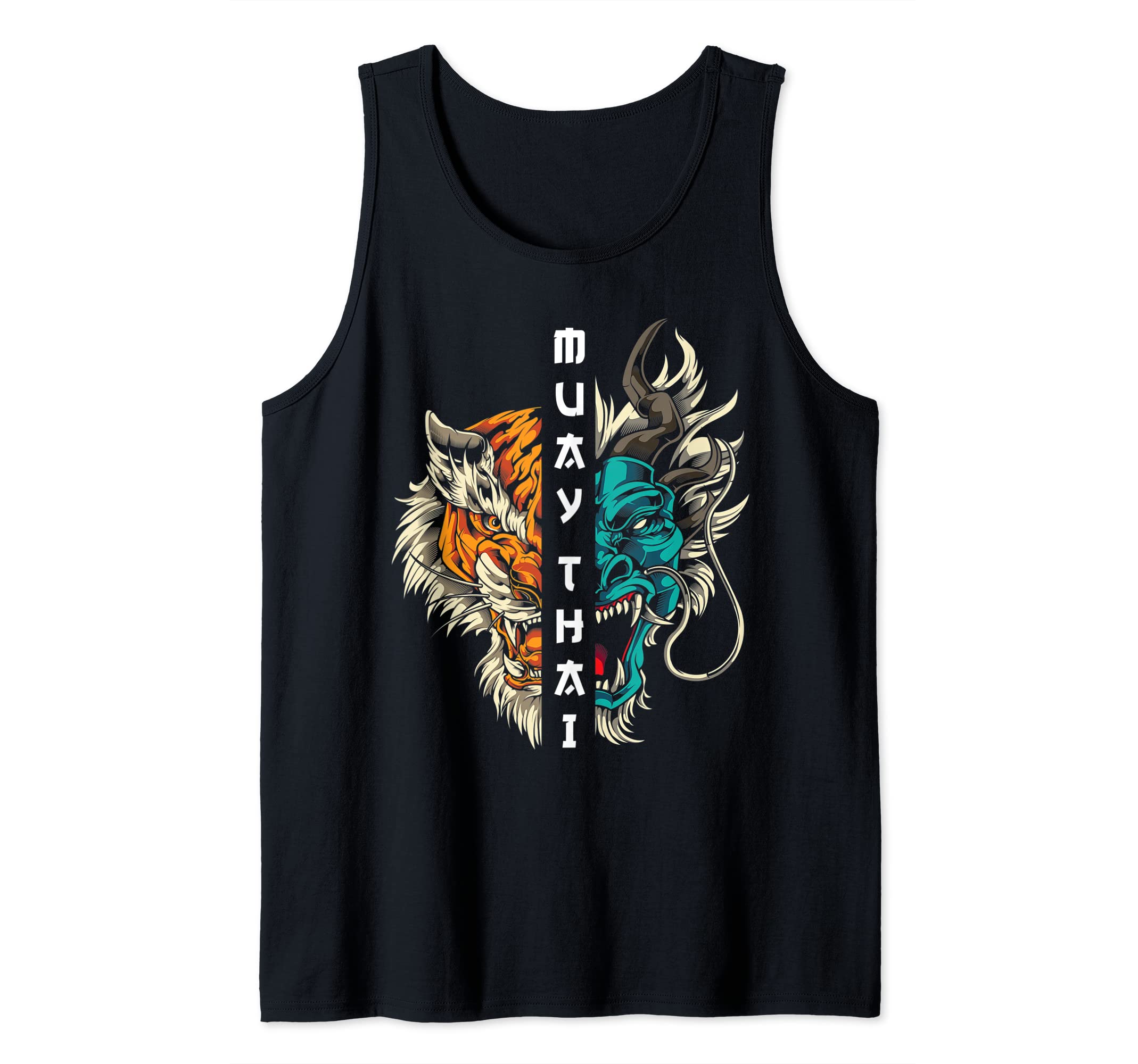 Muay Thai Tank Top - Authentisches Thaiboxen Design Für Training & Gym