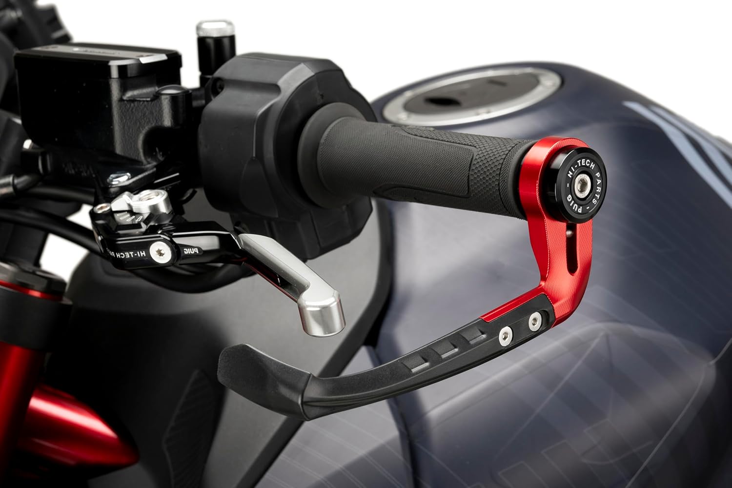 Puig Clutch Lever Protector RAW Universal. ADAPTORS Required for Some Models