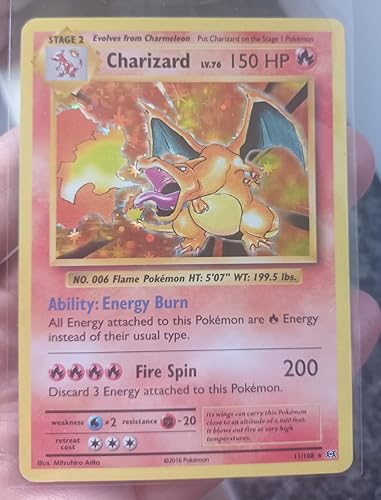 charizard pokemon card 150 hp value Pokemon - Charizard (11/108) - XY Evolutions