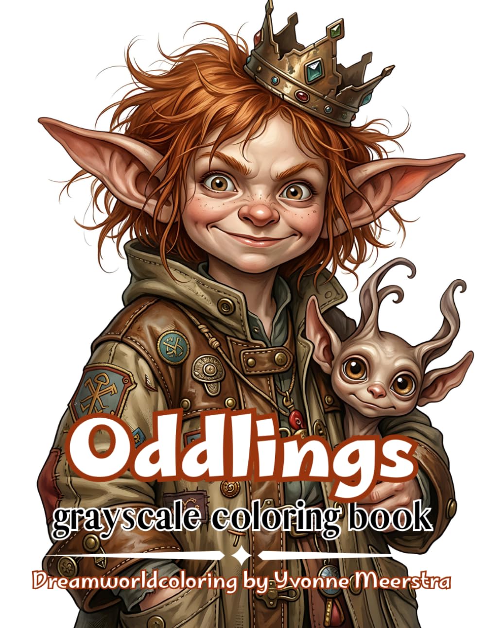 oddlings: 72 Curious Characters, Whimsical Creatures, Peculiar Companions and Enchanting Fantasy Portraits for Relaxing Coloring