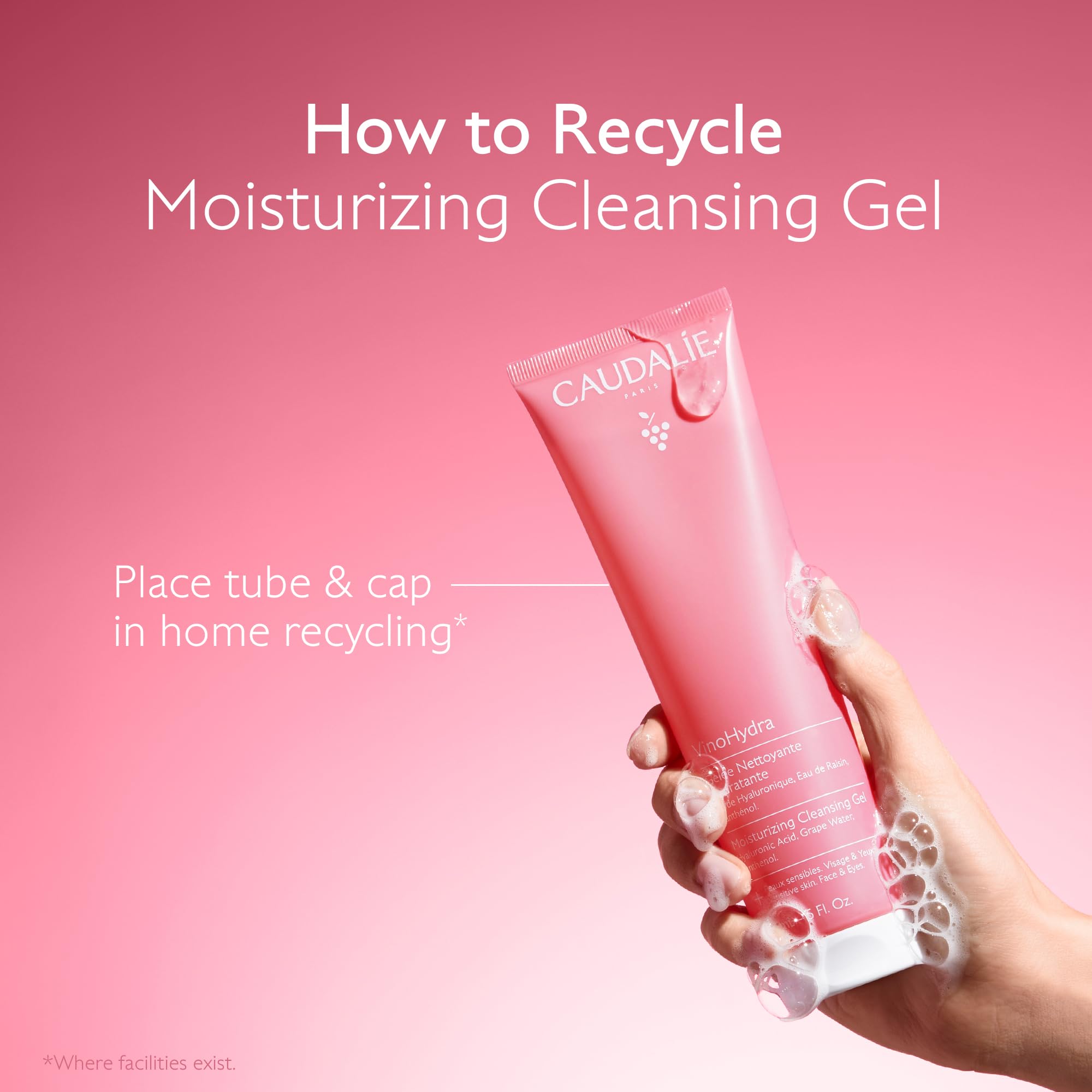 Caudalie Vinohydra Cleansing Gel 150 ml