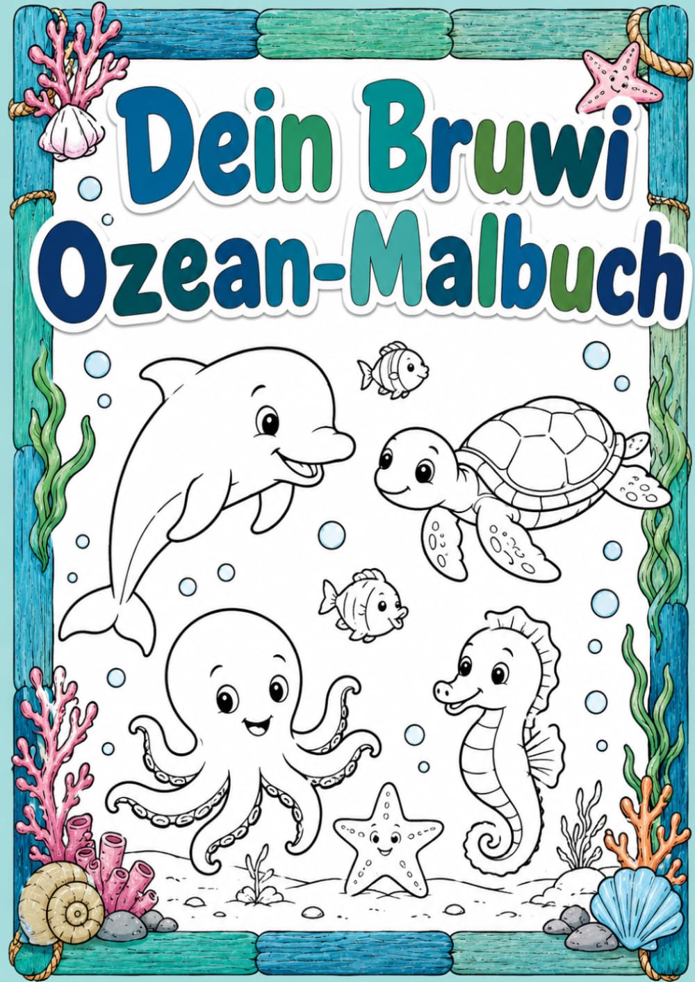 Dein Bruwi Ozean-Malbuch: Entdecke die faszinierende Welt der Ozeane!