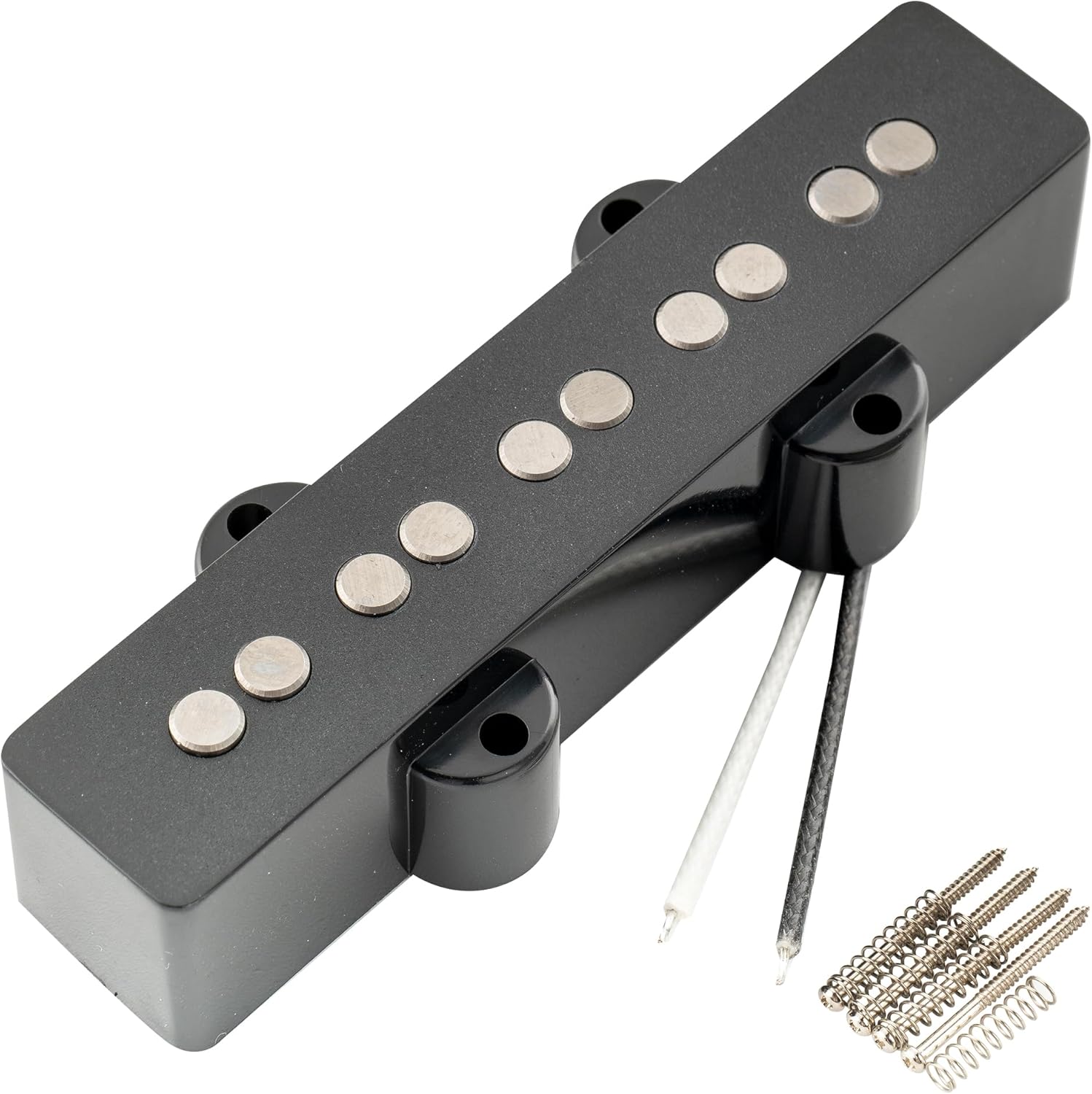 Artec JOA5 Alnico 5 Vintage Tone Jazz Bass Pickup Neck Pickup 6.5K for 5 String J-Bass, Black