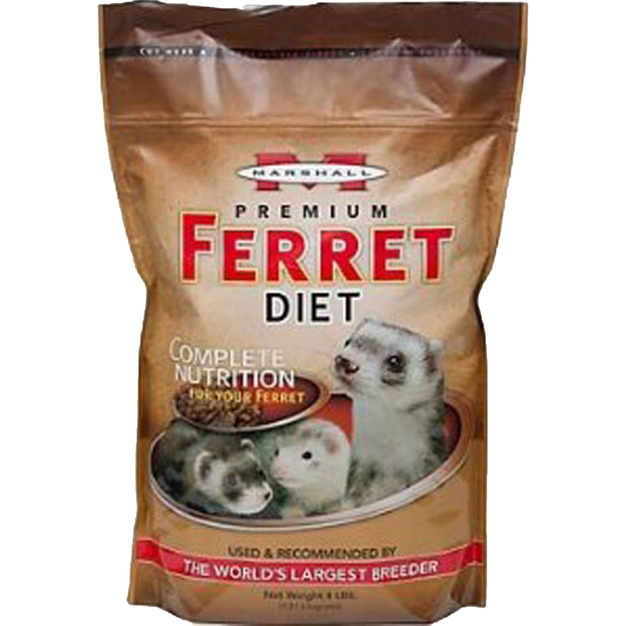 Marshall Premium Ferret Diet Dry Food – 4 lbs – Supports Digestion, Energy & Muscle Maintenance – Balanced Small Animal Food with Vitamins & Essential Minerals