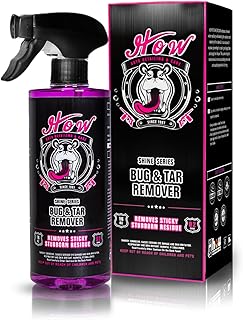 H.O.W SHINE SERIES Bug & Tar Remover|Powerful Exterior Cleaner Spray|Safe on Paint|Car Wash Soap for Grime, Tree Sap, Adhesive Stains, Stickers, and More (16 oz)