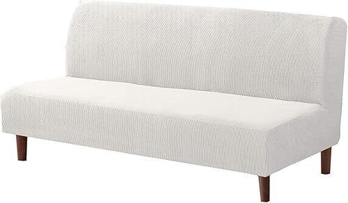 Funda para futón, poliéster y elastano, elástica, tela elástica, funda de sofá sólida, universal, ajustable, sin brazos, para sofá cama, color