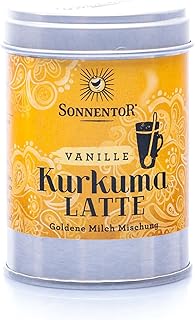 SONNENTOR Organic Turmeric Latte Vanilla Golden Milk (Tin) 60g (PACK OF 1)