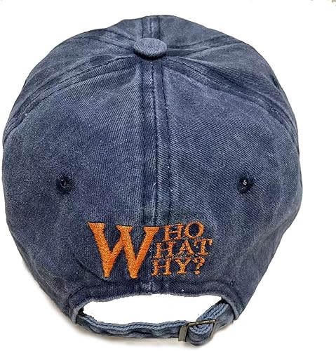 Miniatura 3 de Gorra de béisbol unisex con letra W para exteriores, estilo vintage, de mezclilla lavada, sombrero de hockey y snapback para hombres y mujeres