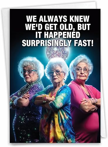 Vista 25 de NobleWorks Humorous Birthday Greeting Card with 5 x 7 Inch Envelope (1 Card) Bday Bra Size C10073BDG