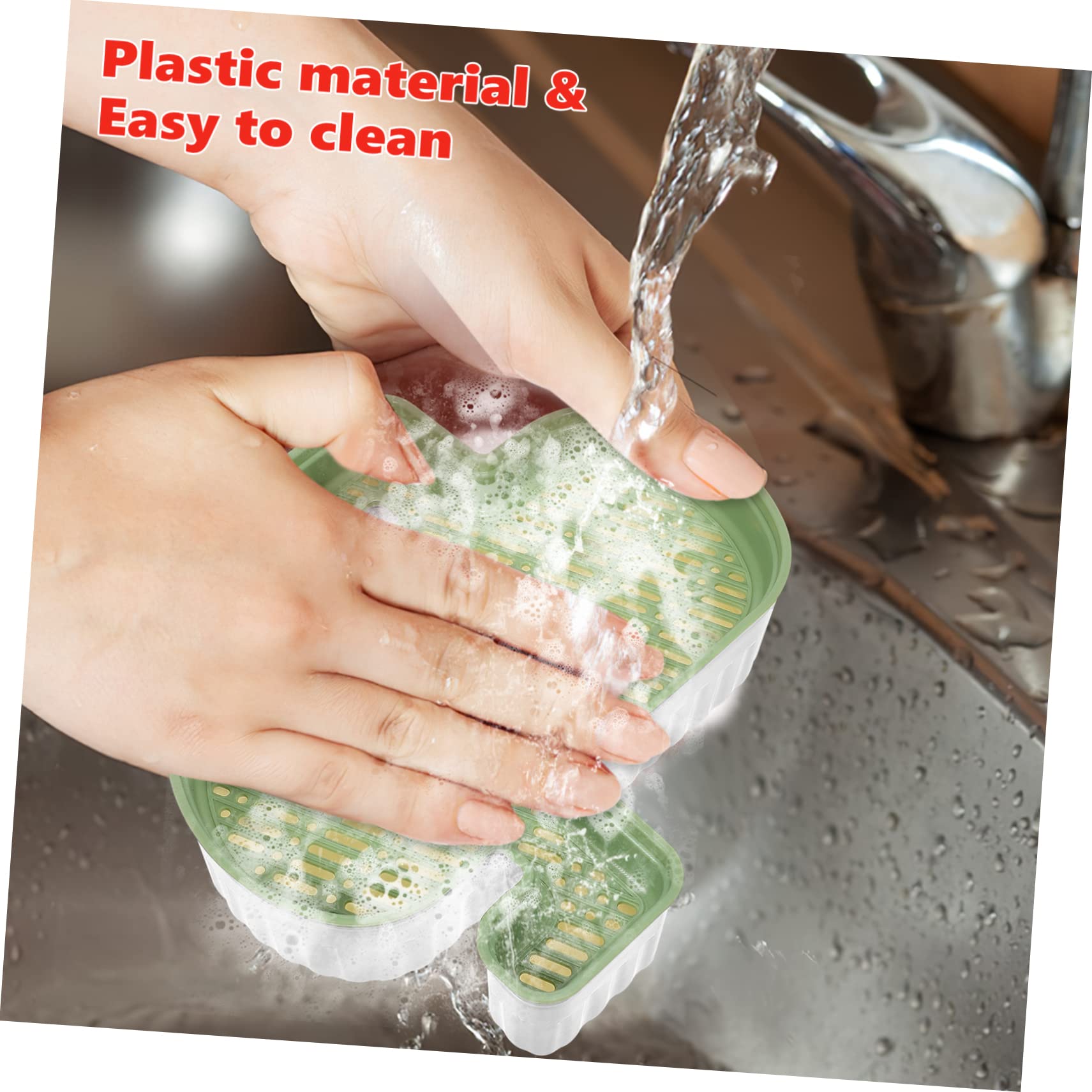 HEMOTON 3 pièces Boîte à Herbe à Chat Hydroponique sans Terre Plastique avec Pulvérisateur Transparent Plantation Intérieure et Extérieure