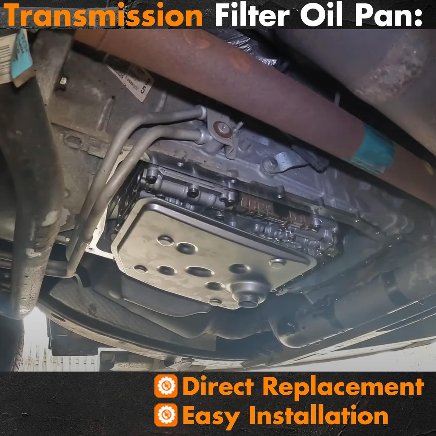 6R80 6R100 Transmission Filter Oil Pan Gasket Kit BL3Z7A098A Compatible with Ford 11-17 F-150,09-17 Expedition,17-22 F250 Super Duty,18-22 F350 Super Duty,Mustang Navigator