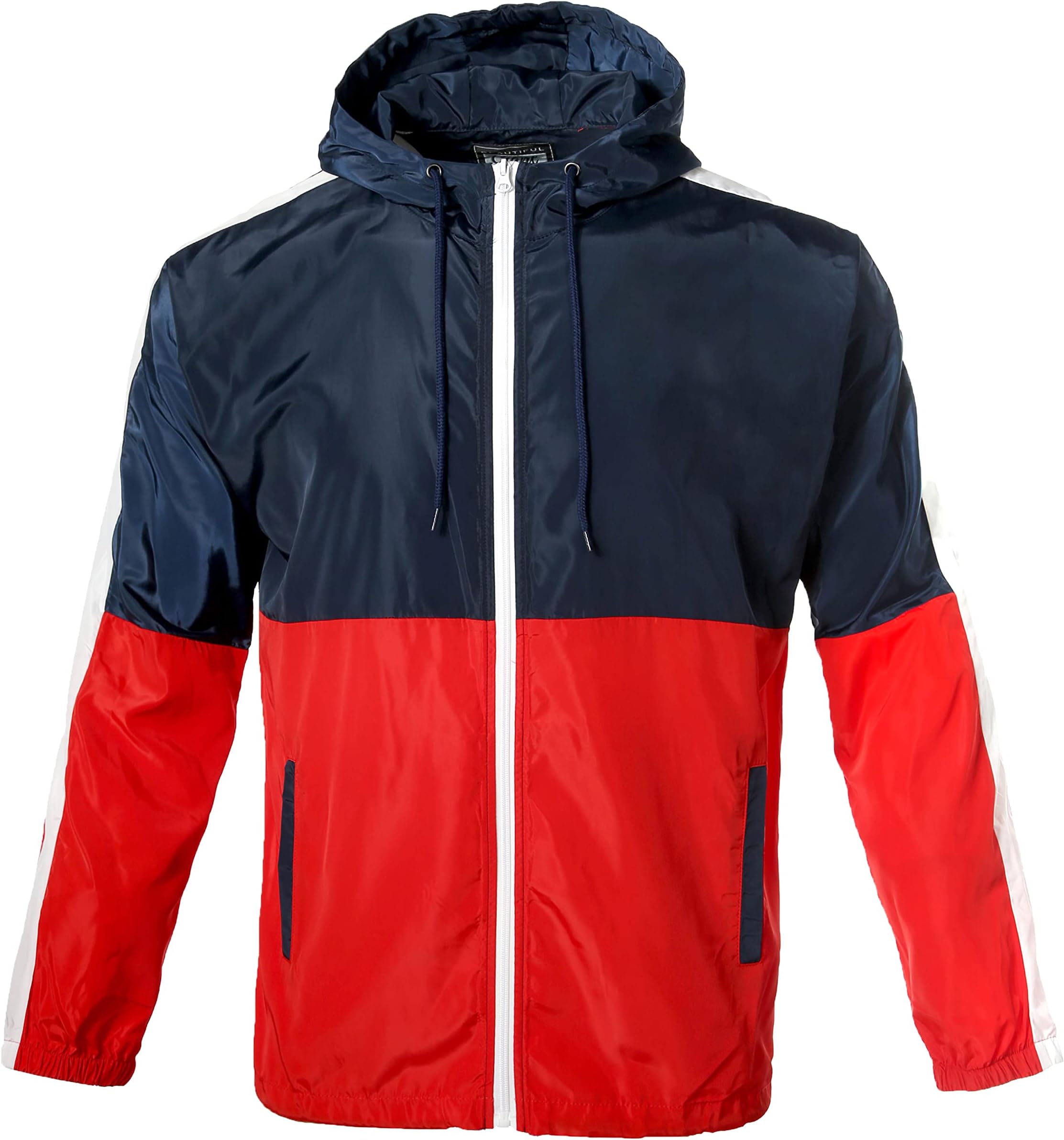adidas red and blue windbreaker