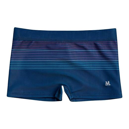 Sunga INFANTIL Boxer Praia Verão Dryfast Listra Cores