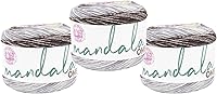 Vista 65 de Lion Brand Yarn Mandala Ombré Yarn with Vibrant Colors, Soft Yarn for Crocheting and Knitting, Harmony, 1-Pack