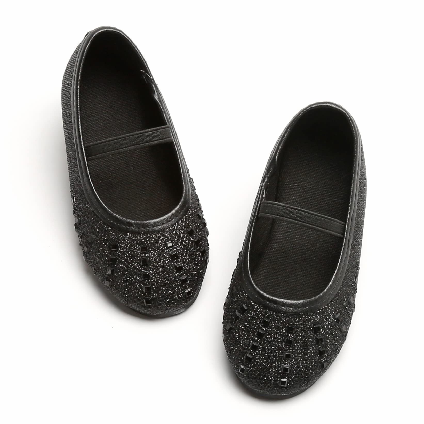 GINFIVE Toddler Girls Dress Shoes Little Girls Mary Janes Ballerina Flats Shoes Toddler