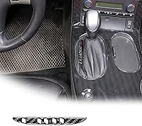 Vista 1 de Pegatinas de fibra de carbono suave para coche, indicador de cambio central para Chevrolet Corvette C6 2005-2013, calcomanías de ajuste de marco