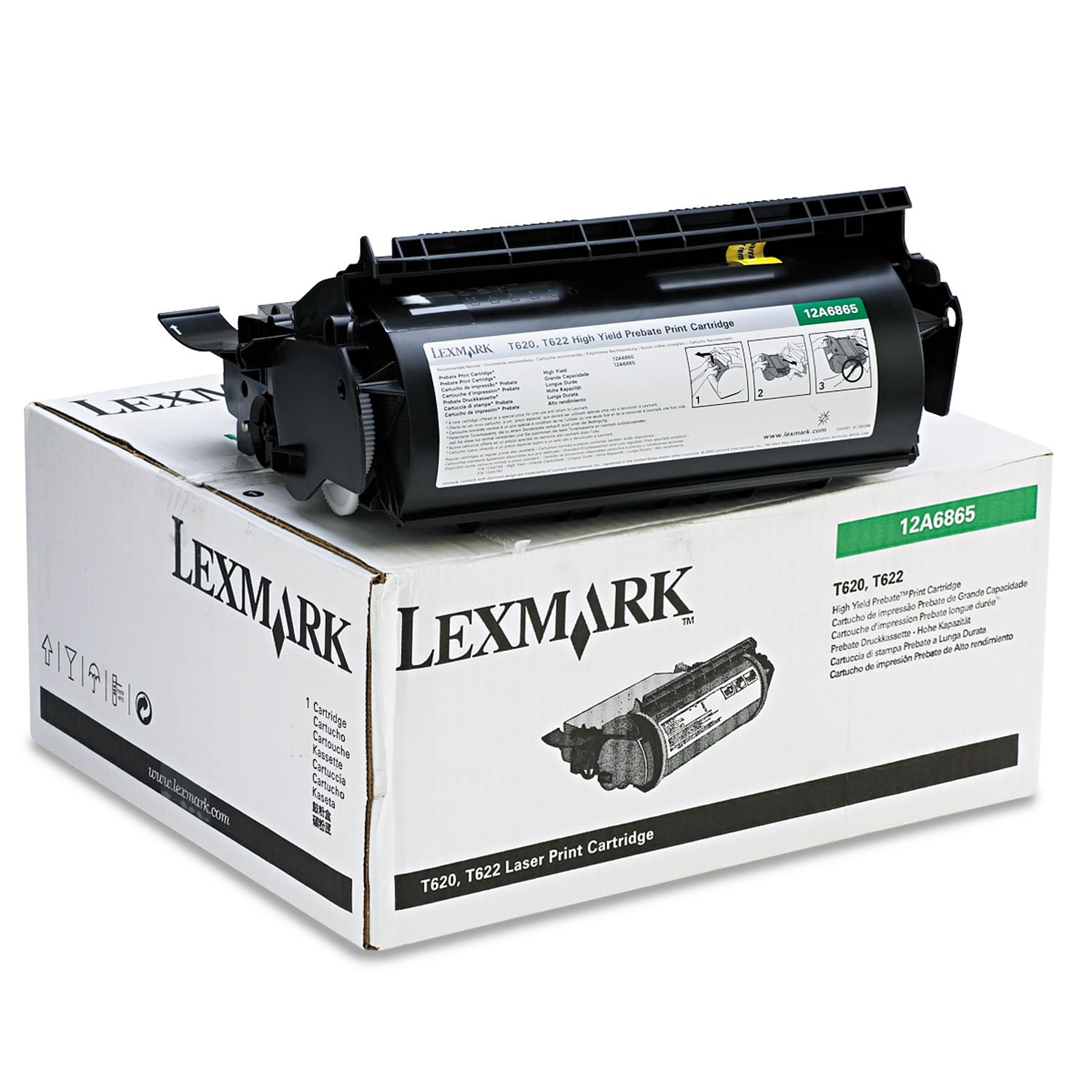 Toner noir Lexmark cartouche de remplacement pour systeme d'impression laser