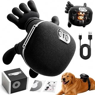 Pet Calming Massager - Dog Massager with Hands,Wearable Hands-Free Pet Massage Device with Soft Massage Hand and Adjustable Strap for Dogs and Cats,Hand-Like Kneading Massager for Head, Neck, Back