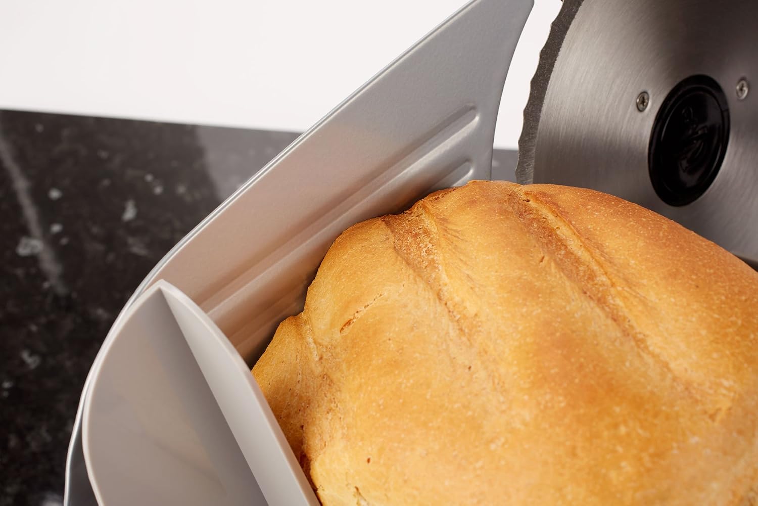 Andrew James Meat Deli Slicer Electric Cutter for Bread Meat Cheese & Other Food, Sliver - Image 4