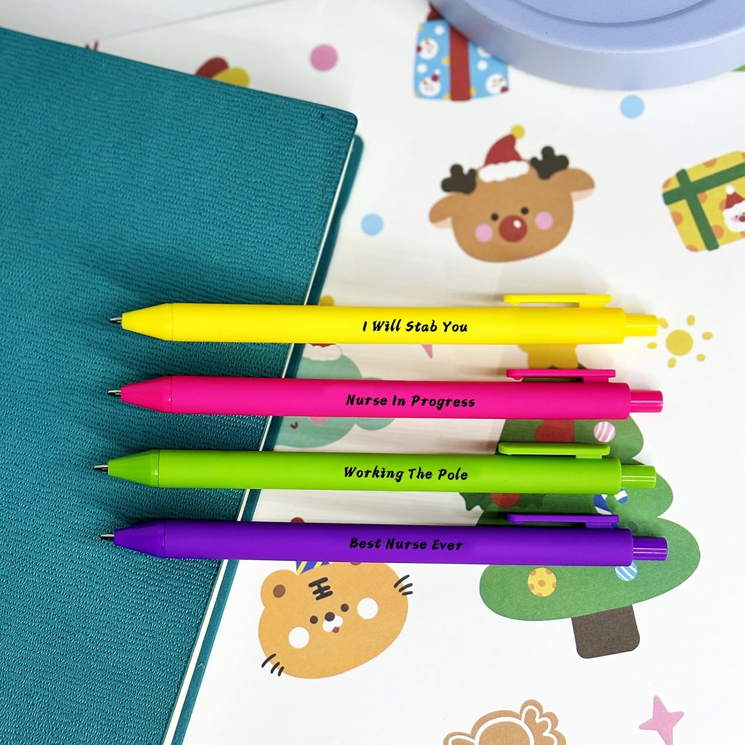 Nurse Gifts for Women Ballpoint Pen Set of 4 Registered Nurse Gifts for Nurses Appreciation Nurses Week Thank You Retirement Birthday Thanksgiving Christmas Inspirational Present - Image 4