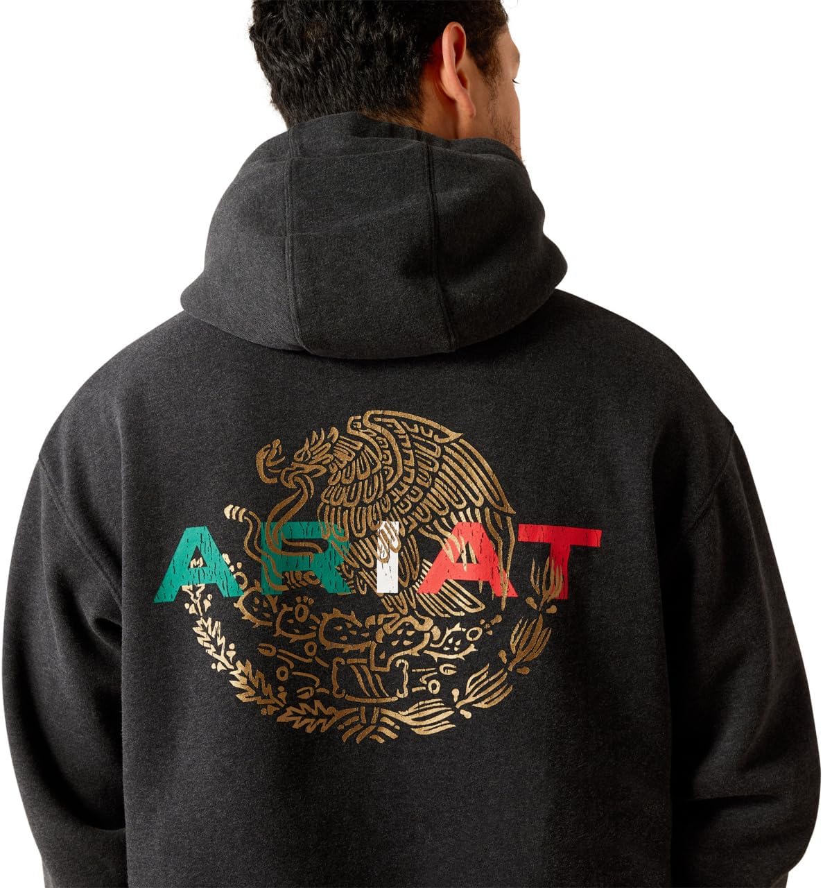 Ariat mens Mexico Flag Lockup Hoodie