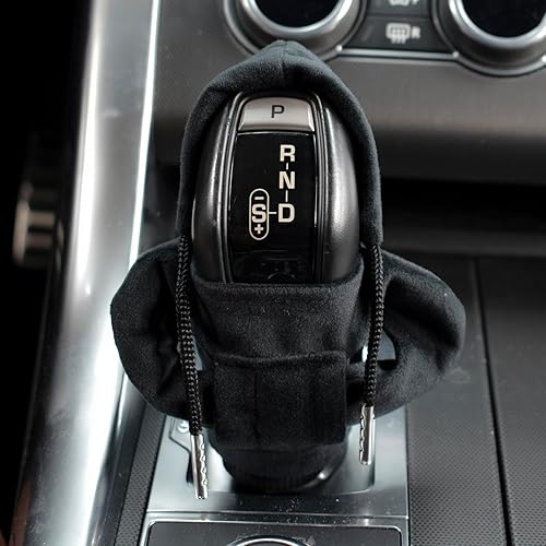 Miniatura 1 de Atlodas Sudadera con capucha para palanca de cambios de automóvil, accesorios interiores automotrices, divertida funda de palanca de cambios de