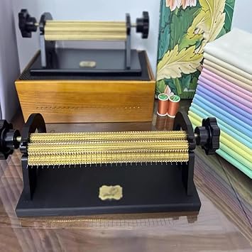 Adjustable Smocking Pleater Machine, 24 Row Pleat Sewing Machine, Adjustable Closeness & Depth, Needle Spacing 0.5cm, 47 Needle Positions, for Costume & Craft Sewing