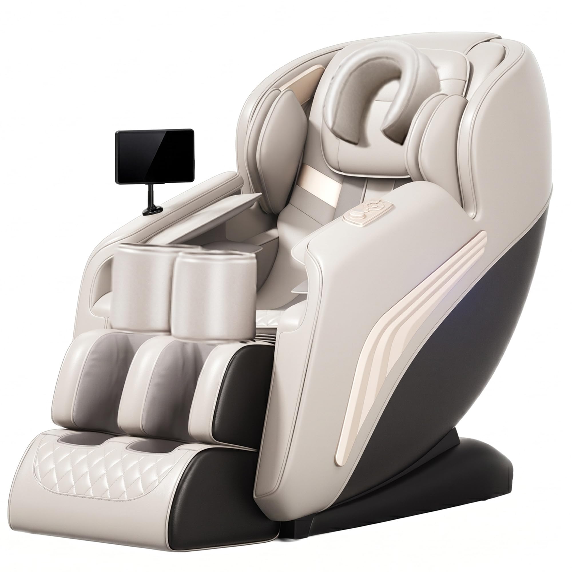 Poltrona Massaggiante Zero Gravity, Massaggio Airbag Completo con Scansione Corporea, 6 Modalità, Bluetooth HIFI, Touch Screen LCD, Senza Montaggio