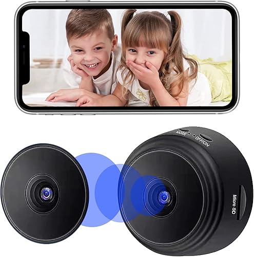 1080P WiFi Camera for Home Office Security-Spy Hidden Camera Detector Indoor Camera with Motion Detection Night VisionCar Cameras for Surveillance -