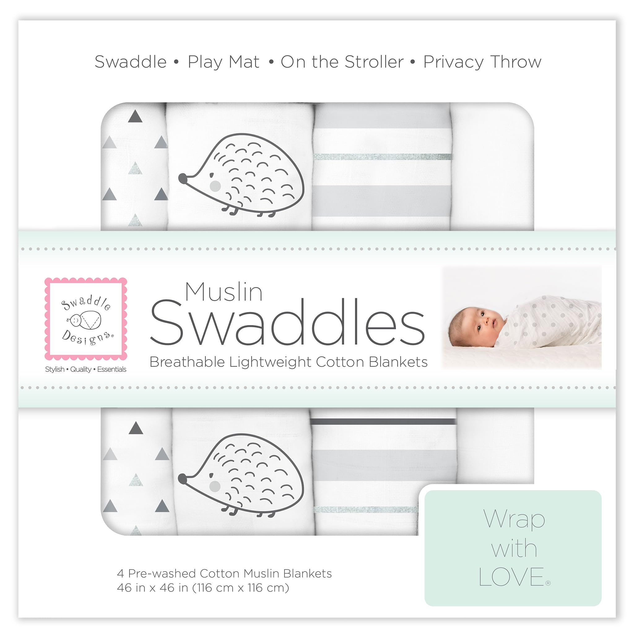 SwaddleDesigns koce muślinowe, Sterling