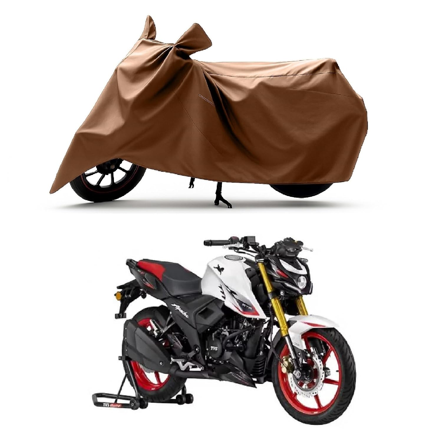 RS ENGLAND - All Season Protection Bike Cover for 2026 TVS Apache RTR 160 4V Dual Channel ABS with TFT Bike Cover with Wat... - Review, Price and Buying Guide