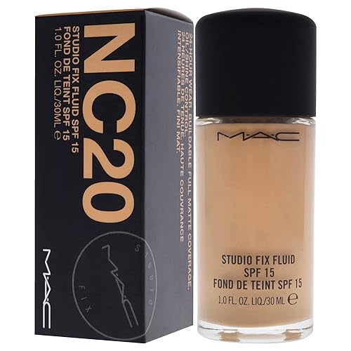 Miniatura 15 de MAC Studio Fix Fluid SPF 15, 1 oz, N4.75 N4.75,Beige,NC 16,NC15,NC25,NC35,NC40,NW10,NC20,NC10