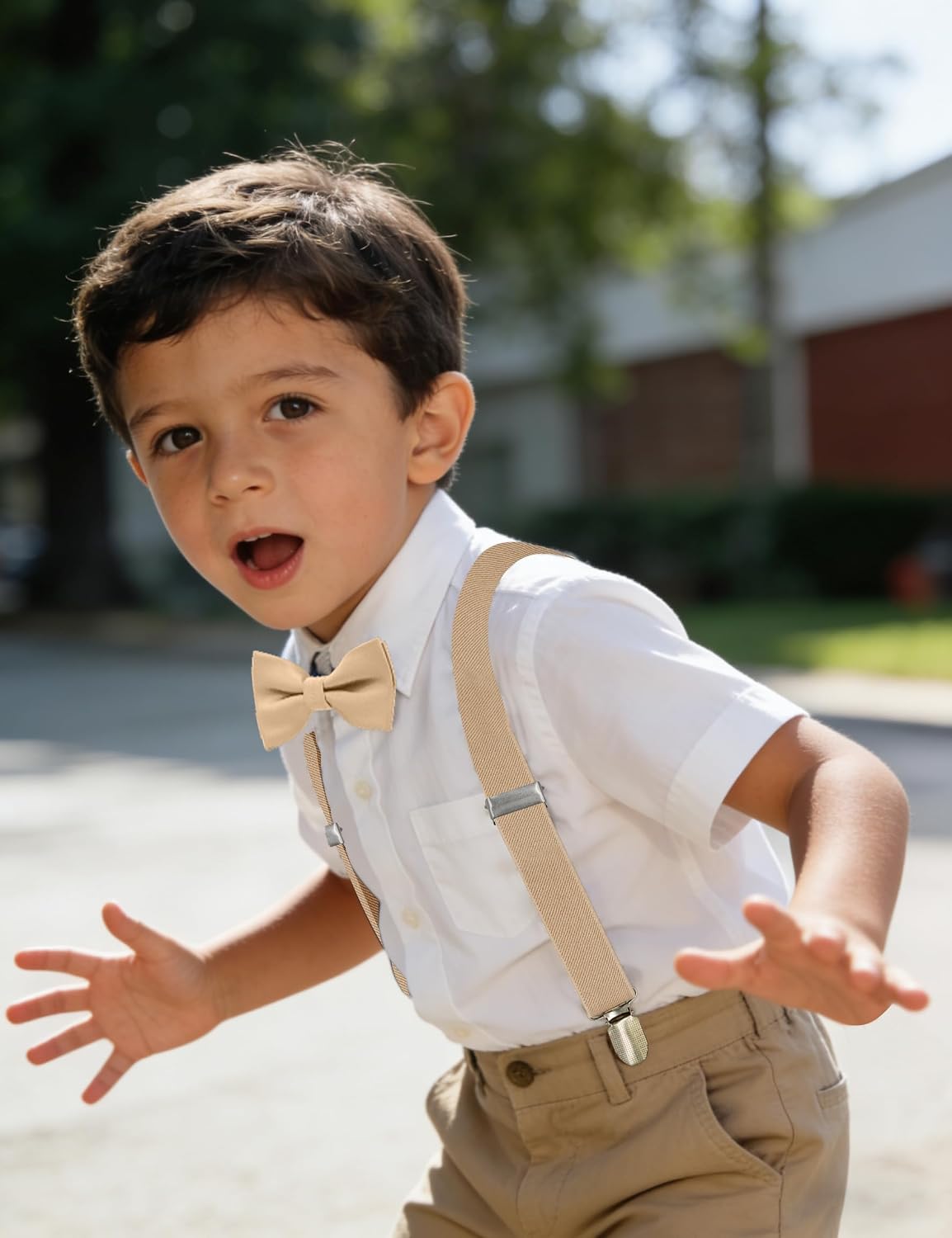 Adjustable Suspenders for Kids, Elastic Suspenders for Boys and Girls