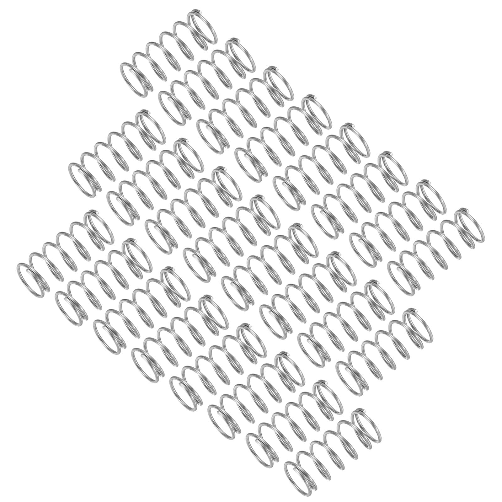 uxcell 25Pcs Compression Spring, 304 Stainless Steel 8mm OD 0.8mm Wire 15mm Length Mechanical Spring for Shop Home Repair Project, Silver Tone — Amazon image 31