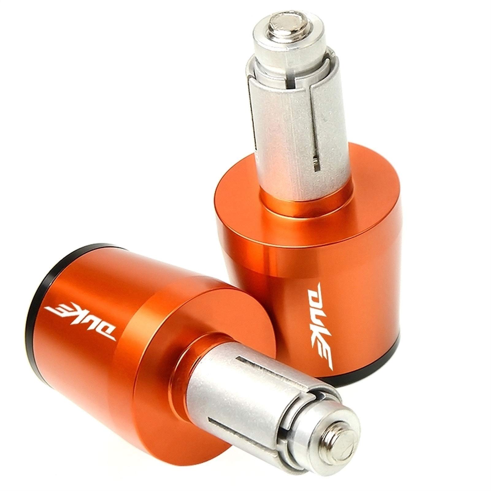 Extrémités De Guidon + Poignées Moto Pour KTM Duke 390 (2013-2024) – Bouchons Antidérapants Aluminium CNC, Anti-Vibrations