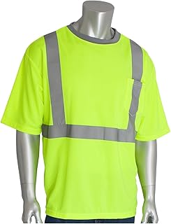 PIP 312-1200-LY/L ANSI Class 2 Short Sleeve T-Shirt