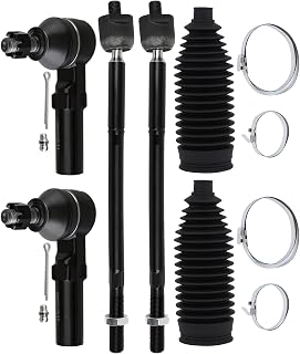 Front Inner Outer Tie Rod End w/Boot for Toyota Corolla, Matrix 2009-2019