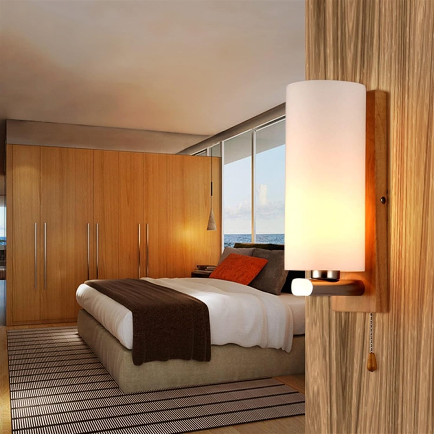 Electronic Floating Magnetic Levitation Floating Globe World Map with LED Light (Color : Blue Size : Natural Color)