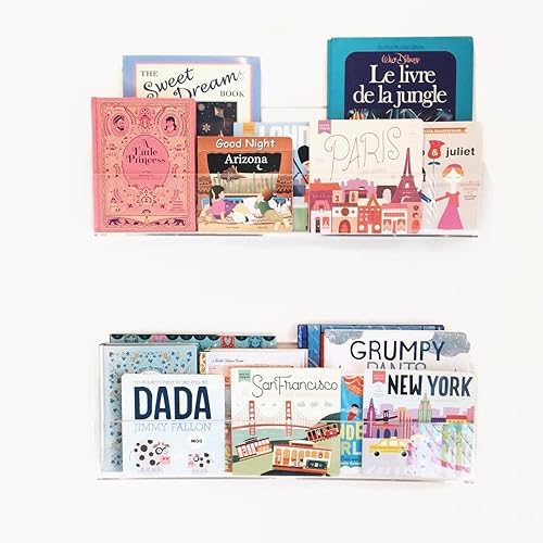 Miniatura 5 de Peekaboo - Juego de 2 estantes acrílicos transparentes (36 pies)