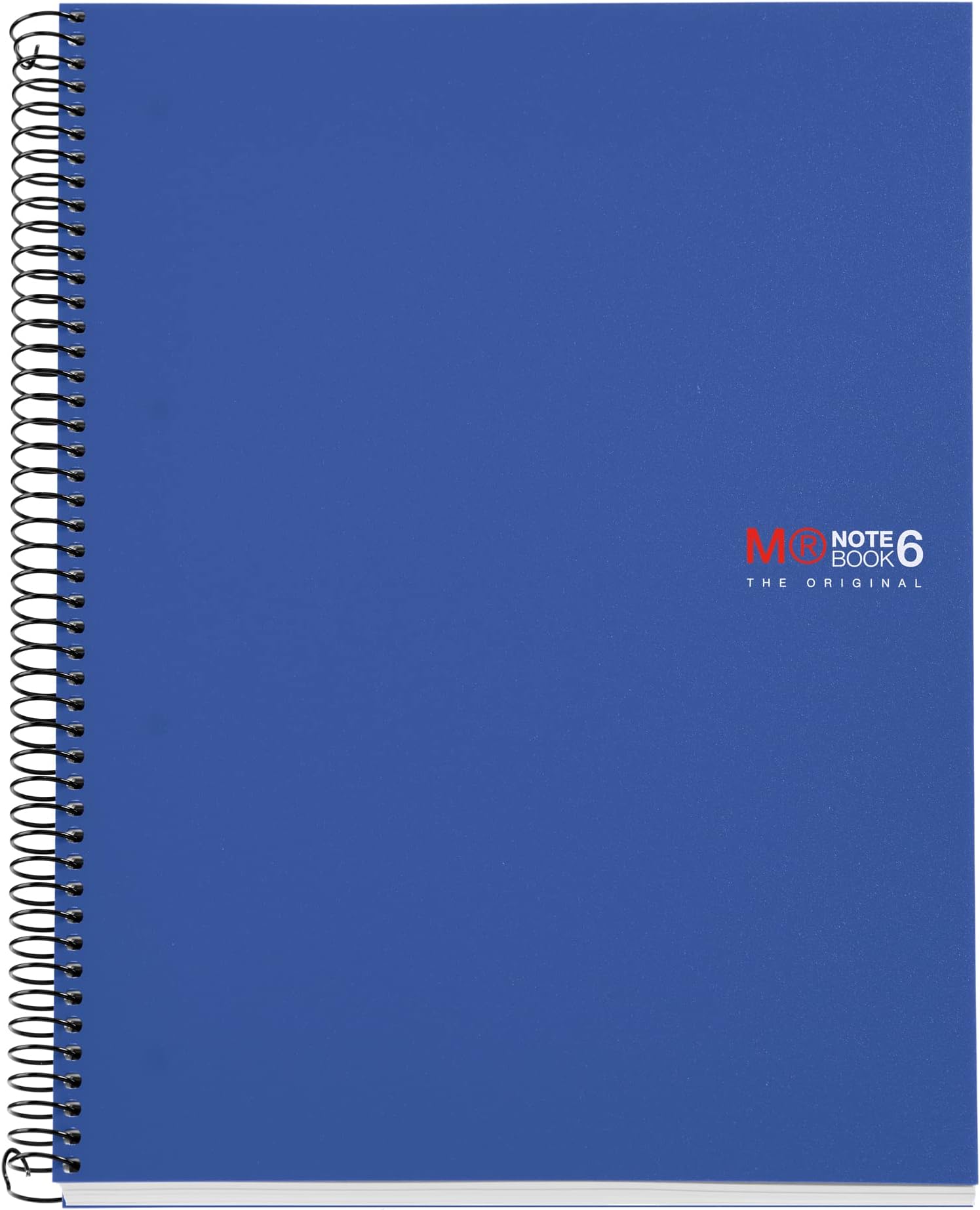 Miquelrius8.25 x 11.75 A4 Wirebound Notebook, 6-Subject, Graph Paper, Blue