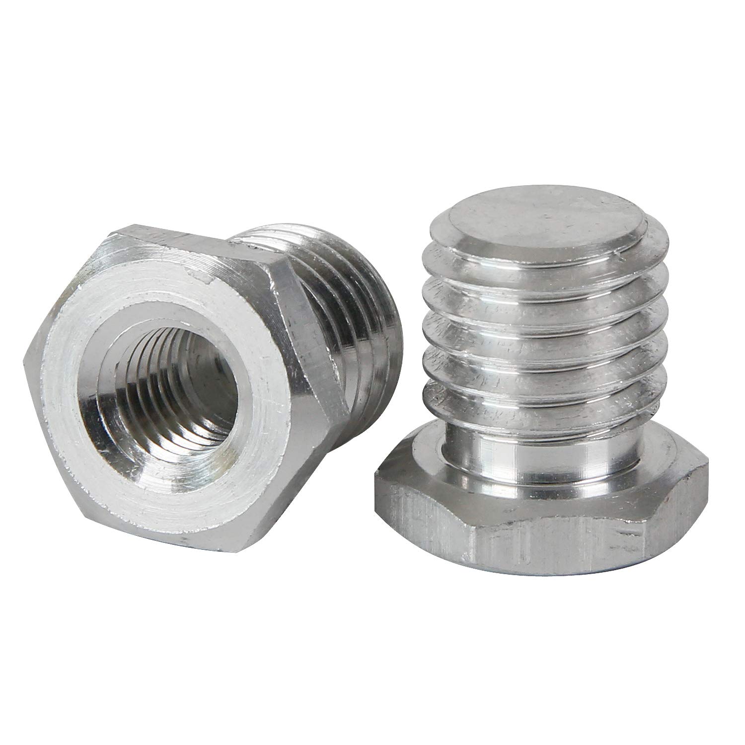 Rotary Polisher Grinder Backing Pad 5/8"-11 Thread w/ 5/8"-11 to M10 M14 Adapter (5 inch)
