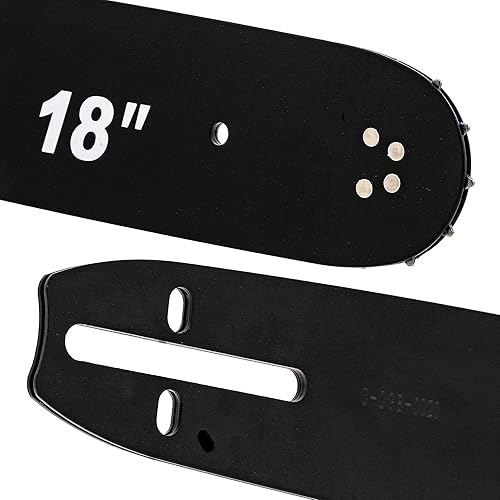 8TEN Barra guía de motosierra y cadena de cincel para Husqvarna 136 137 340 345 450 Rancher 20LPX072G 18 pulgadas .050 .325 72DL