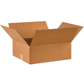 BOX USA 16 x 14 x 6 Corrugated Cardboard Boxes, Flat 16L x 14W x 6H, Pack of 25 | Shipping, Packaging, Moving, Storage Box for Home or Business, Strong Wholesale Bulk Boxes