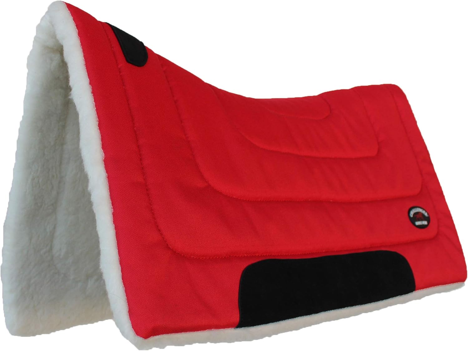 CHALLENGER Horse & Pony Saddle PAD Western Riding Trail Cordura Top Fur Bottom Full 39143