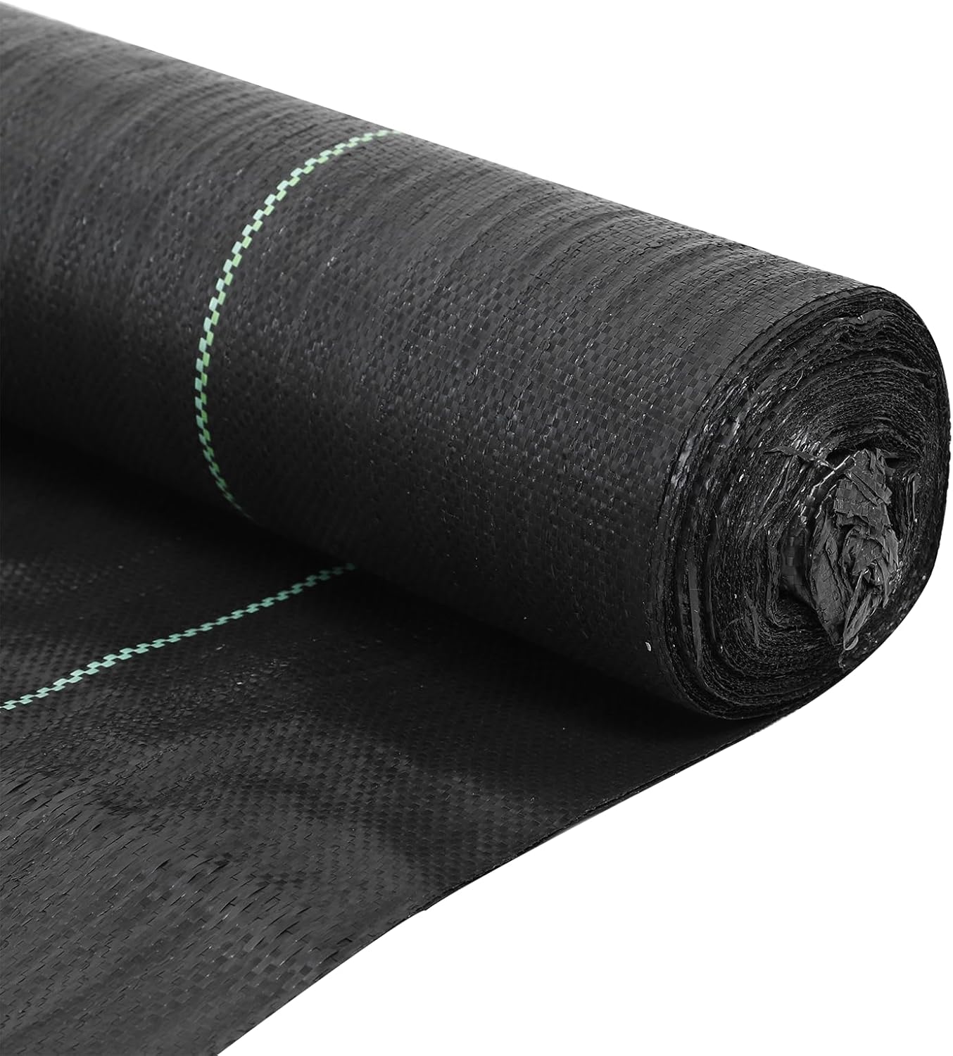 4ft x300ft Black Weed Barrier Landscape Fabric Heavy Duty 3.2OZ French Drain Fabric Ground Cover Weed Cloth for Erosion Control，Outdoor Gardening Weed Control Mat